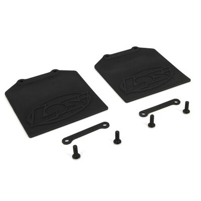 Losi Mud Flap & Retainer Set (2)