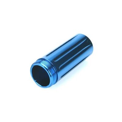 Team Losi Shock Body, Aluminum, Blue: LST, LST2,AFT,MGB