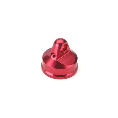 Team Losi Shock Cap, Aluminum, Red: LST, LST2,AFT, MGB