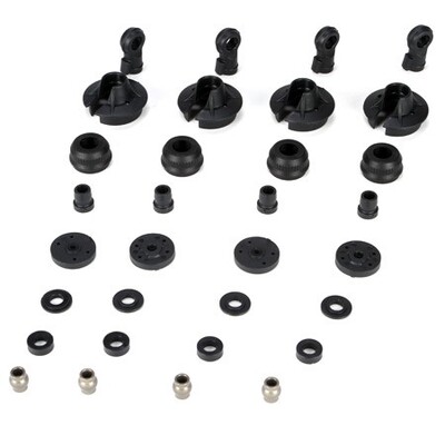 Losi Shock Plastics & Balls (4)