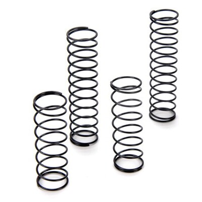 Losi Front & Rear Spring Set (4) Medium (Black)