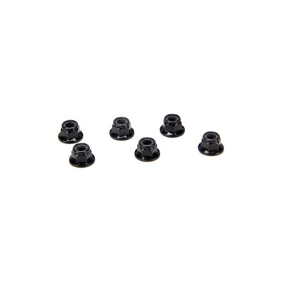 Team Losi M5 Locknuts, RH Thread (6): 10-T