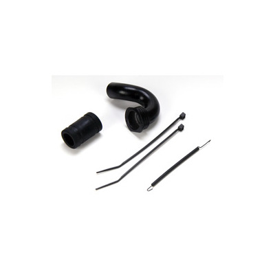 Team Losi Exhaust Header,: 3.4 Engine, SNT
