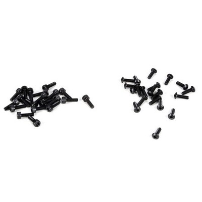 Losi Wheel Screw Set, 3x10mm Binder Head & Cap (20 each)
