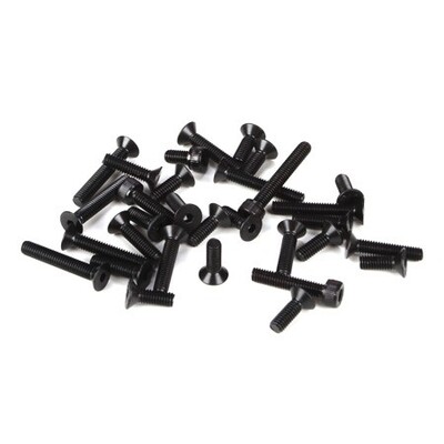 Losi 4mm Flat Head & Cap Screw Assortment (32)