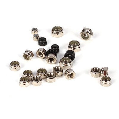 Losi Lock Nut Assortment 3, 4, 5 & 6mm (24)