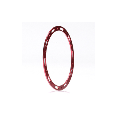 Team Losi Bead Lock "Look" Wheel Rings, Red (4)