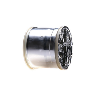 Team Losi 420 Series Force Wheel w/Cap, Chrome: Universal(2)