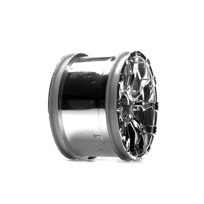 Team Losi 320S Force Wheel, Chrome (2)