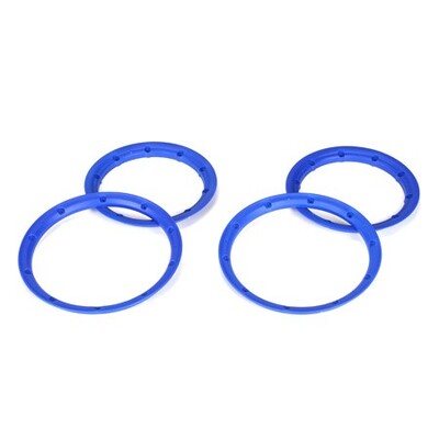 Losi Beadlock Set, Inner & Outer Blue (2)
