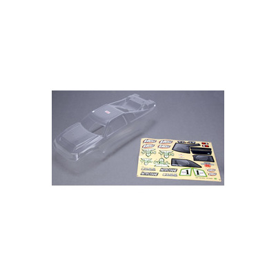 Team Losi 10-T Body, Clear with Stickers