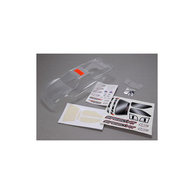 Team Losi Speed-NT Body with Stickers, Clear