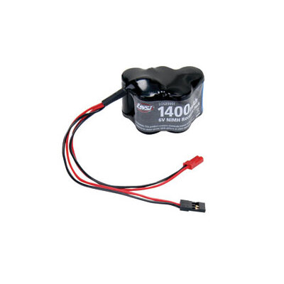 Team Losi 6V 1400mAh NiMH Receiver Pack with BEC