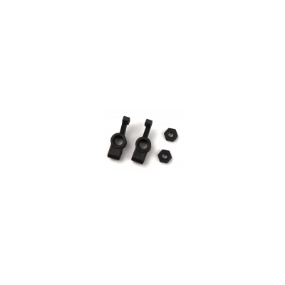 LRP Rear Hub Carriers + Hex Wheel-Adapter (each with 2pcs) - S10