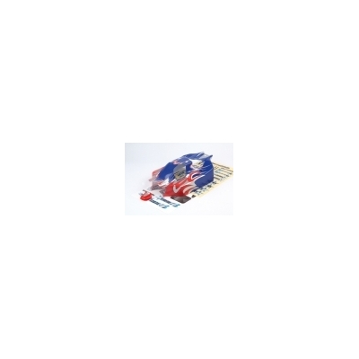 LRP Body Shell Prepainted red/blue - Rebel BX