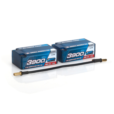 LRP 3900mah 7.4V Small Saddle P5 110C/55C Hardcase