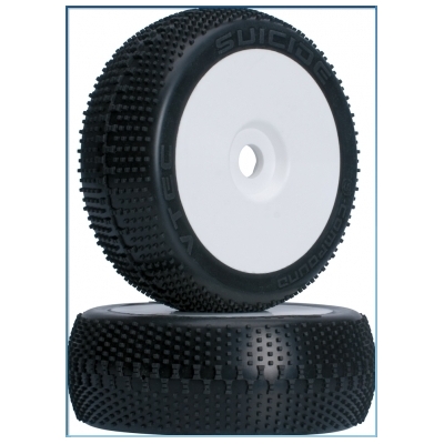 LRP VTEC Suicide Medium 1/8 Buggy Tyres Mounted