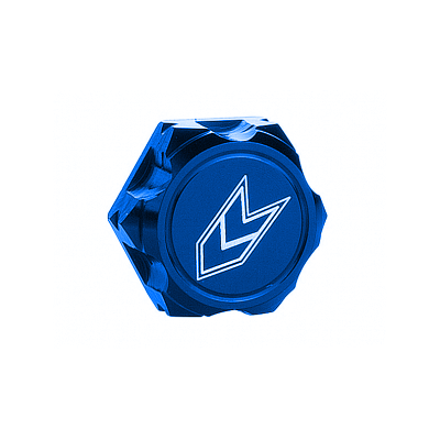 Alum. Closed Wheel Nut M12x1.0 Blue