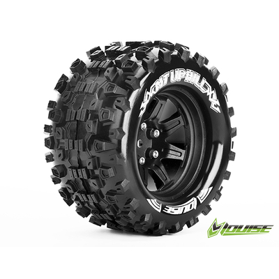 MT-Uphill Tyre On Black Rim 0 Offset