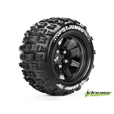 ST-Jumbo Tyre On Black Rim BEARING