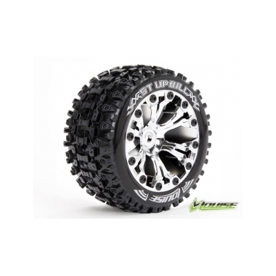 ST-Uphill Tyre On Chrome Rim 0 Offset
