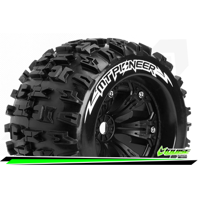 ####MT-Pioneer 1/8 Monster Truck Tyres Black (USE3218X)