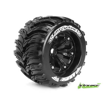 MT-Cyclone 1/8 Monster Truck Tyres Black