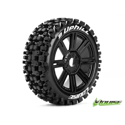 B-Uphill 1/8th Buggy Tyre BLK/spoke
