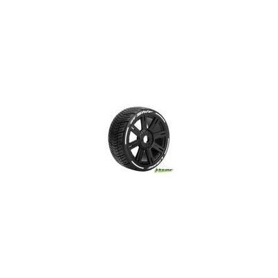 1/8th GT SHIV wheel/tyre blk/chrome Soft MFT