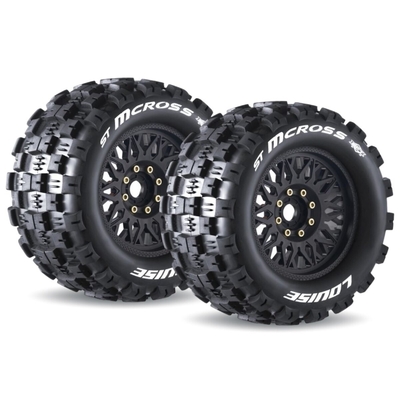 ST-MCROSS 0" & 1/2" OFFSET HEX 17mm BLACK REMOVABLE HEX