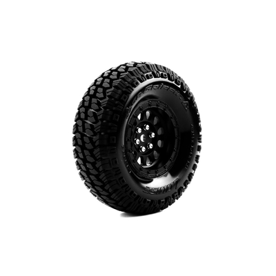 CR-Griffin Super Soft Crawler Tyre 1.9" class tyre 12mm hex Chrome Black