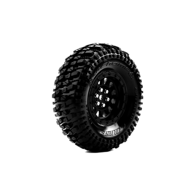 CR-Champ Super Soft Crawler Tyre 1.9" class tyre 12mm hex Chrome Black