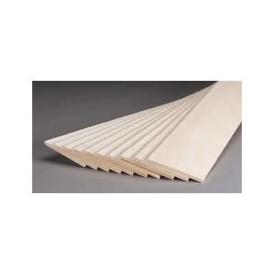4.0MM 100X1220MM PREMIUM GRADE BALSA SHEET