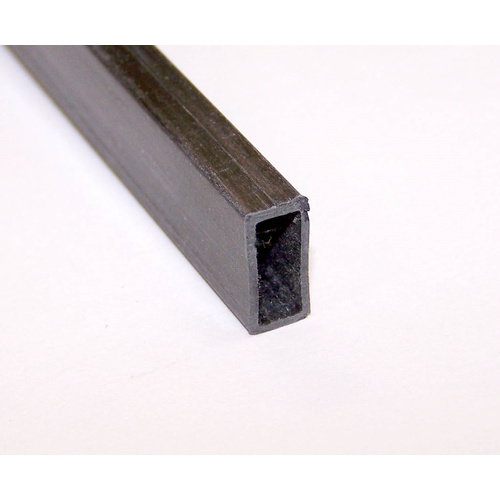 CARBON FIBRE RECTANGULAR TUBE 6 X 16 X 2mm X 1000mm