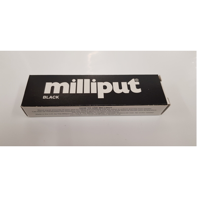MILLIPUT BLACK 2-PART EPOXY PUTTY, 10pcs per Box.