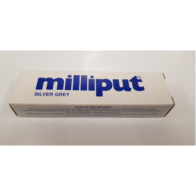 MILLIPUT SILVER / GREY 2-PART EPOXY PUTTY, 10pcs per Box.