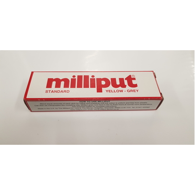 MILLIPUT STANDARD 2-PART EPOXY PUTTY, 10pcs per Box.
