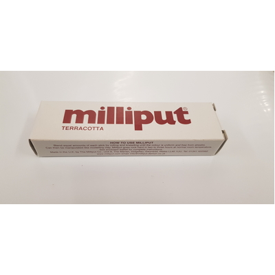 MILLIPUT TERRACOTTA 2-PART EPOXY PUTTY, 10pcs per Box.