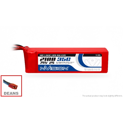 LiPo 2400mAh 2S 7.4V 35C (Deans plug)