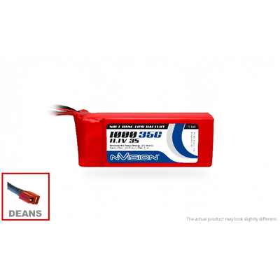 LiPo 1000mAh 3S 11.1V 35C (Deans plug)