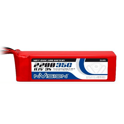 LiPo 2200mAh 3S 11.1V 35C (EC3 plug)