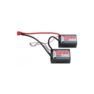 7.4v 5800mah saddle CarbonPro 100C Deans