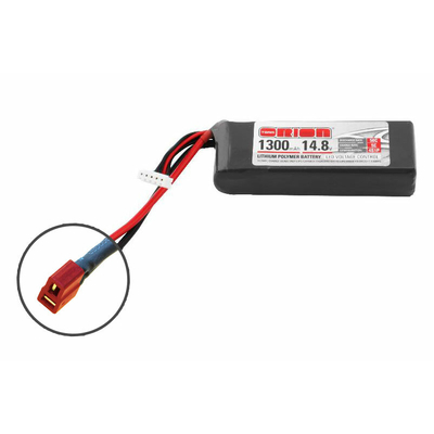 14.8v 1300mah 50C Lipo w/deans
