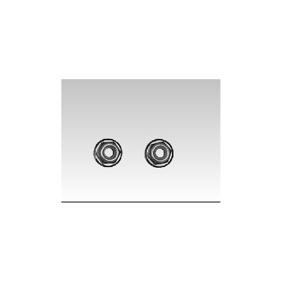 Alum. Lock Nut Blue M5 MTA-4