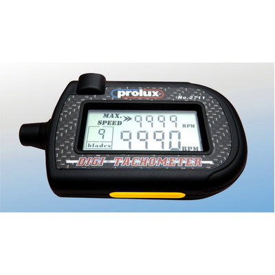 PROLUX 2711 MICRO DIGI TACHOMETER  2-9 BLADE FOR PROPS AND EDF