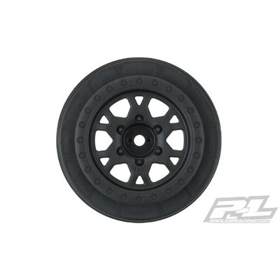 IMPULSE 2.2"/3.0" BLACK WHEELS (2) FOR SLASH® 2WD REAR & SLASH® 4X4 FRONT OR REAR - PR2772-03