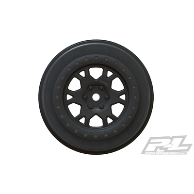 IMPULSE 2.2"/3.0" BLACK WHEELS (2) FOR SCTE 4X4, SC10 4X4, SCT410 & ALL PROTRAC™ KITS FR OR RR - PR2773-03