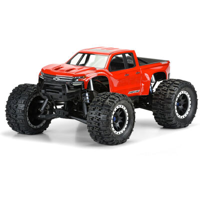 PR3507-17 | PRE-CUT 2019 CHEVY SILVERADO Z71 TRAIL BOSS CLEAR BODY FOR X-MAXX - PR3507-17