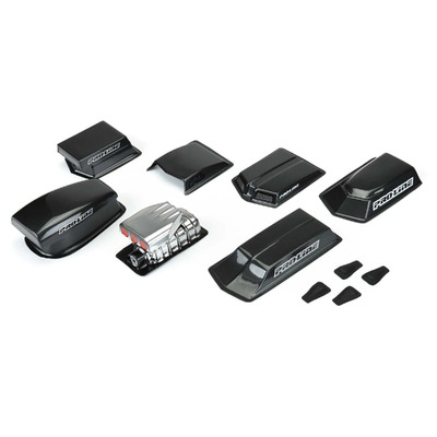 PR6368-00 | Proline No Prep Drag Racing Hood Scoops and Blowers (8)
