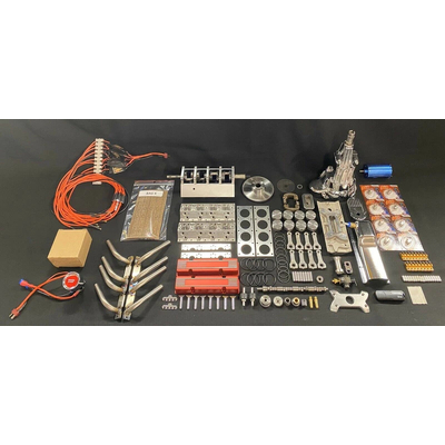 1/4 Scale V8 Nitro Powered Single Carburetor Working Engine Kit version